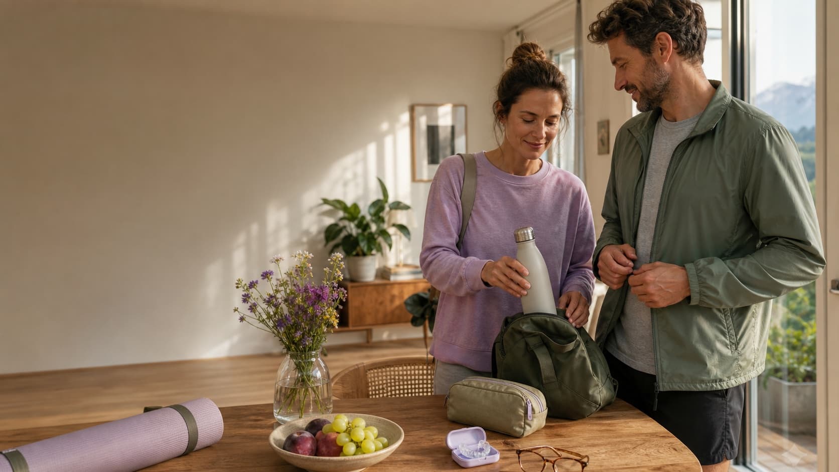 Femme échangeant sur les prestations de son assurance complémentaire